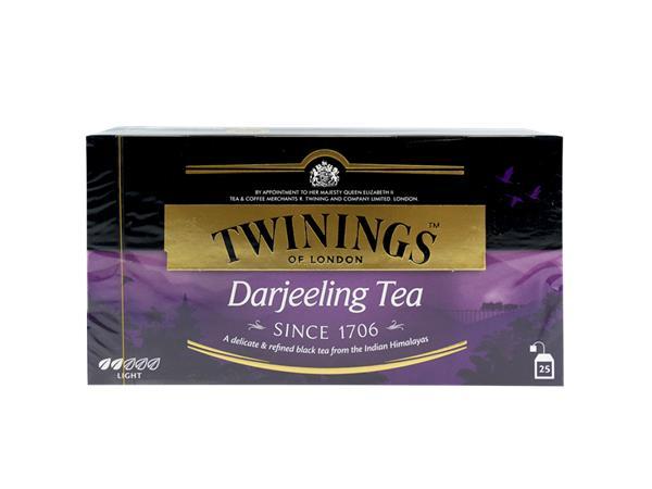 Čierny čaj, 25x2 g, TWININGS, Darjeeling
