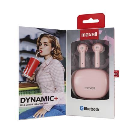Slúchadlá, bezdrôtové, Bluetooth 5.3, s mikrofónom, MAXELL "Dynamic+", ružová