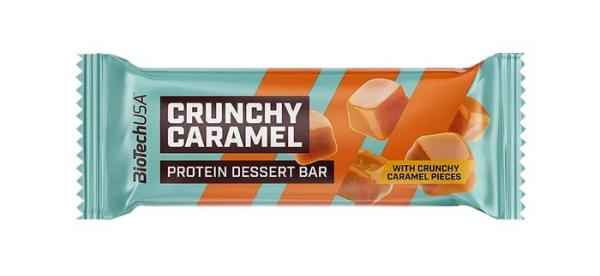 Proteínová tyčinka, bezlepková, 50g, BIOTECH USA "Protein Dessert Bar", Crunchy Caramel 1