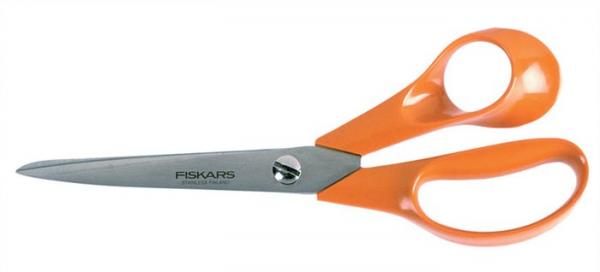 Nožnice, univerzálne, 21 cm, FISKARS "Classic", oranžová