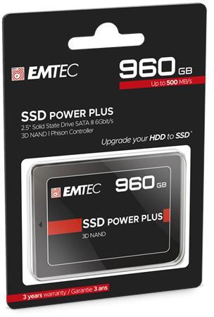 SSD (vnútorná pamäť), 960GB, SATA 3, 500/520 MB/s, EMTEC "X150"