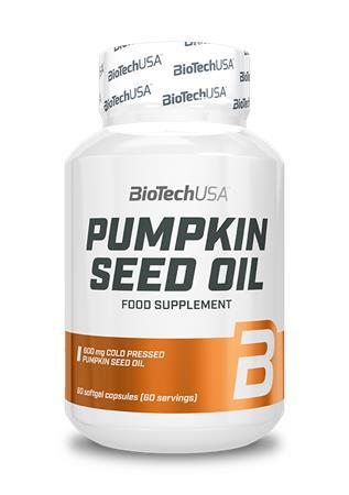 Výživový doplnok vo forme kapsúl, 60 kapsúl, BIOTECH USA "Pumpkin Seed Oil" 1