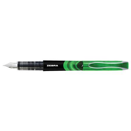 Plniace pero, 0,6 mm, ZEBRA, zelená