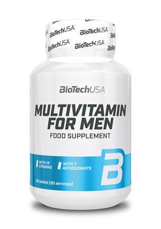 Multivitamín, 60 tabliet, pre mužov, BIOTECH USA 1