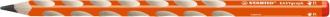 Grafitová ceruzka, HB, pre pravákov, STABILO, "EASYgraph", oranžová