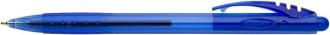 Gélové pero, 0,5 mm, tlačidlový systém ovládania, ICO "Gel-X", modré