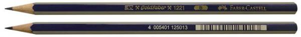 Grafitová ceruzka, B, šesťhranná, FABER-CASTELL "Goldfaber"
