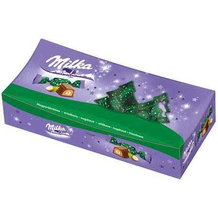 Salónky, 310 g, MILKA, oriešková náplň