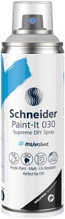 Akrylová farba v spreji, 200 ml, SCHNEIDER "Paint-It 030", základný náter
