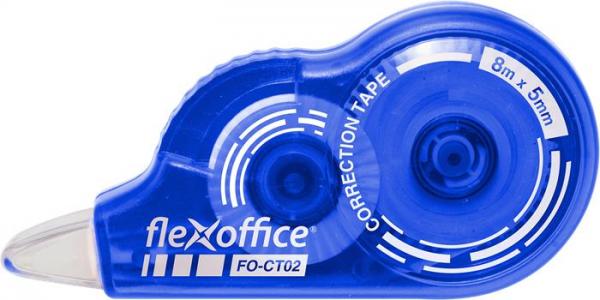 Korekčný roller, 5 mm x 8 m, FLEXOFFICE "FO-CT02", rôzne farbý