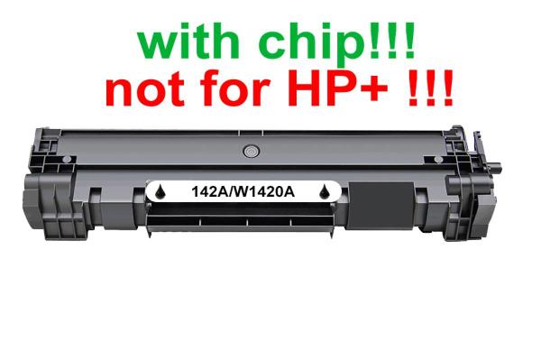 Kompatibilný toner pre HP 142A/W1420A-Plne funkčný čip! Black. Nefunkčné v programe HP+!!! 950 strán