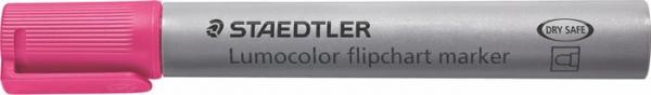 Popisovač na flipchart, 2 mm, kužeľový hrot, STAEDTLER "Lumocolor 356", ružová