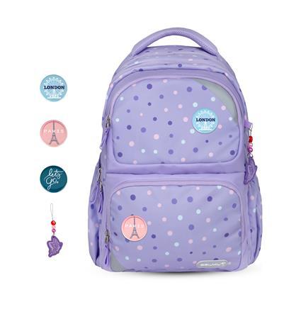 Školská taška, BELMIL "Maxi Pack Purple Dots"