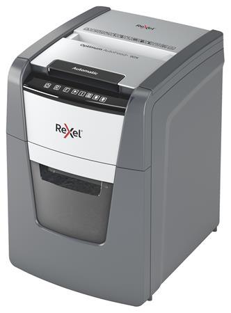 Skartovací stroj, 90 listov,  REXEL, "Optimum AutoFeed+ 90X"