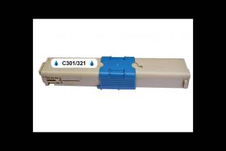 Kompatibilný toner pre OKI C301/321dn Cyan /44973535 1500 strán