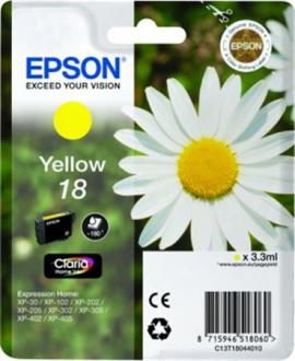 EPSON XP 30/102/202/205 žltá náplň, 180 str.