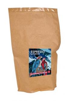 Káva, pražená, zrnková, 1000 g, CAFE FREI "Espresso Superiore", maďarský popis