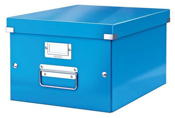 Odkladací box, A4, LEITZ "Click&Store", modrá