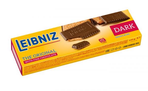 LEIBNIZ Sušienky, 125g, Leibniz "Choco", horká čokoláda