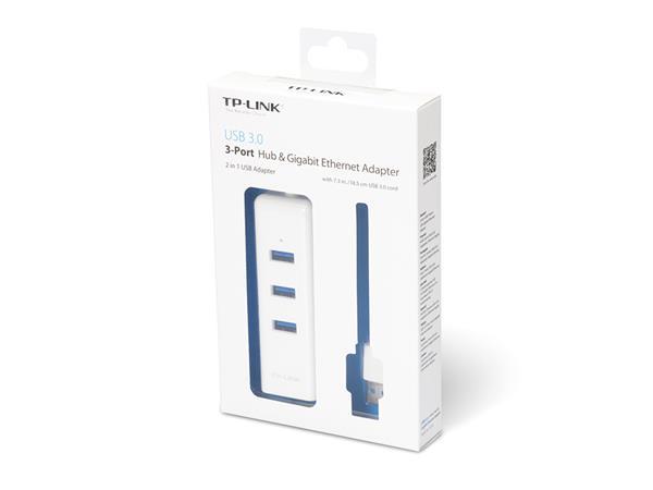TP-LINK USB ethernetový sieťový adaptér, USB 3.0, TP-Link "UE300"