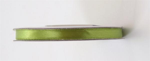 . Saténová stuha, 6 mm, limetková zelená