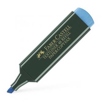 Zvýrazňovač, 1-5 mm, FABER-CASTELL, "Textliner 48", modrý