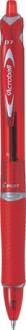 Guličkové pero, 0,25 mm, tlačidlový systém ovládania, PILOT "Acroball", červené