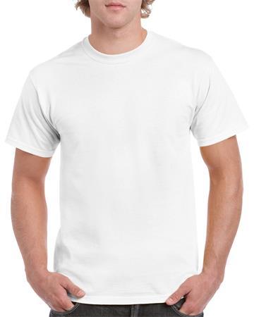 . Tričko, pánske, okrúhly výstrih 100% bavlna, veľkosť XL "Gildan", biele