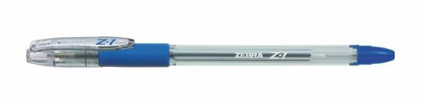 Guľôčkové pero, 0,24 mm, s vrchnákom, ZEBRA "Z-1", modrá
