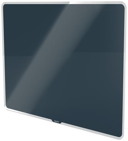 Magnetická sklenená tabuľa, 60x40 cm, LEITZ "Cosy", matná sivá