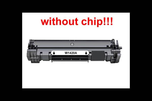 Kompatibilný toner pre HP 142A/W1420A-No Chip! Black. POZOR kazeta bez čipu 950 strán