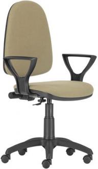 . Kancelárska stolička, textilné čalúnenie, LX opierky rúk, "Megane", béžová