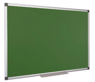 . Zelená tabuľa popisovateľná kriedou,  nemagnetická, 180 x 120 cm, hliníkový rám