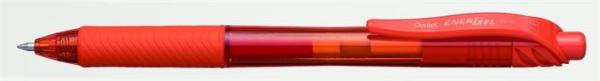 Gélové pero, 0,35 mm, stláčací mechanizmus, PENTEL "EnerGelX BL107", oranžová