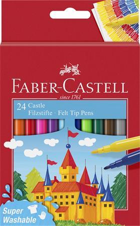 Sada fixiek, FABER-CASTELL, 24 rôznych farieb "Castle"