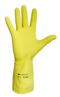 . Latexové rukavice, žlté, veľkosť: 8