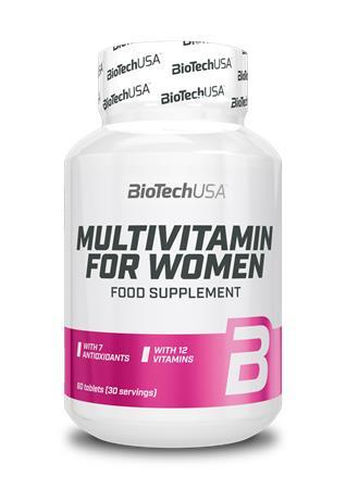 Multivitamín, 60 tabliet, pre ženy, BIOTECH USA 1