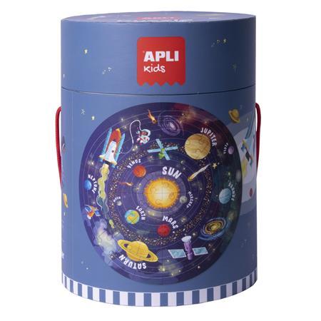 Puzzle, okrúhle, 48 ks, APLI Kids "Circular Puzzle", hviezdna sústava