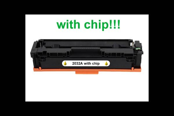 Kompatibilný toner pre HP 415A/W2032A-Plne funkčný čip! Yellow 2100 strán