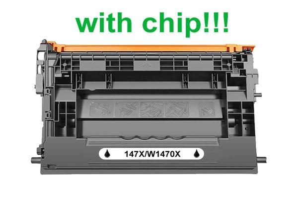 Kompatibilný toner pre HP 147X/W1470X-Plne funkčný čip! Black 25200 strán