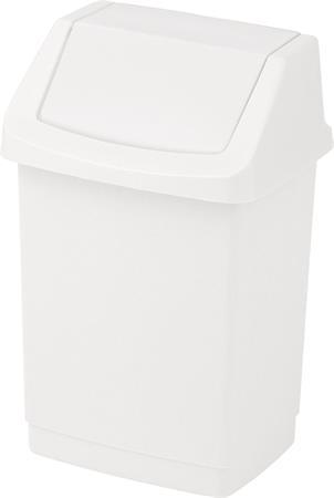 Odpadkový kôš, 50 l, CURVER "Click-It", biela