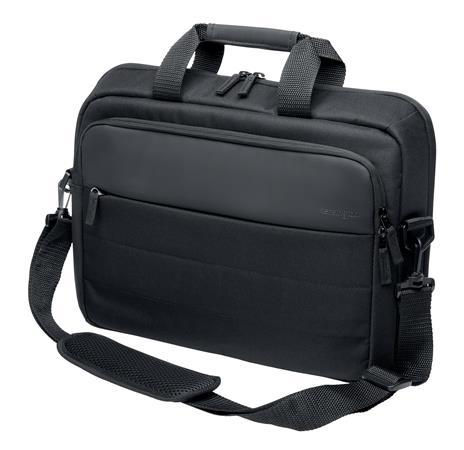 Taška na notebook, 16", z recyklovaného materiálu, KENSINGTON "EQ Briefcase", čierna 4