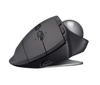 Myš, bezdrôtová, optická, trackball, USB, LOGITECH "MX Ergo", čierna