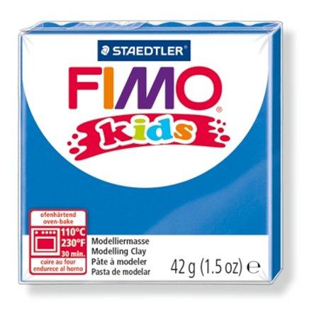 Modelovacia hmota, 42 g, FIMO "Kids", modrá