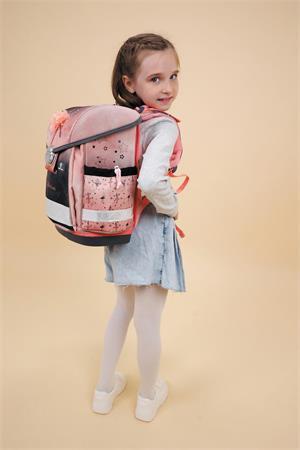 Školská taška, BELMIL "Classy Ballerina", čierna-ružová