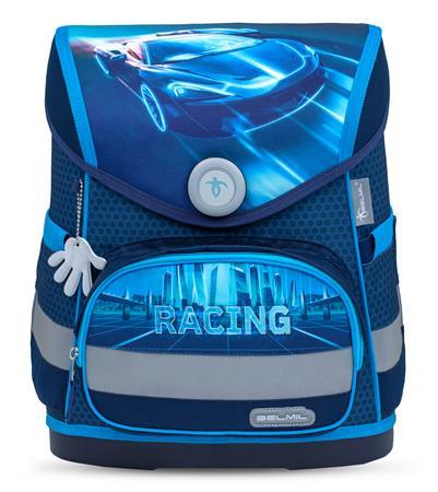 Školská taška, BELMIL "Compact Racing Blue Neon" 1