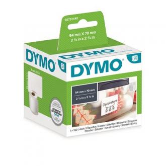 DYMO Páska s etiketami na diskety, biela, 320ks/kotúč