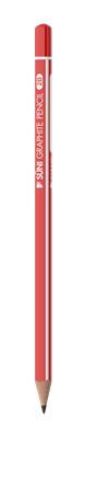 Grafitová ceruzka, 2B, trojhranný tvar, ICO "Ježko"
