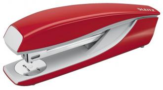 Zošívačka, veľkokapacitná, ploché zošívanie, LEITZ "Nexxt 5504", červená