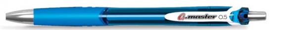 Gélové pero, 0,25 mm, stláčací mechanizmus, FLEXOFFICE, "G.master", modré